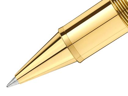 Montblanc The Origin Collection Solitaire LeGrand Rollerball korallfarbenes Edelharz vergoldet – Schreibgeräte Rollerball in rot und aus Edelharz und vergoldet. – Ansicht 2