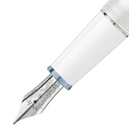 Montblanc Glacier Classique Füllfederhalter – Schreibgeräte Füllfederhalter aus 585 Weißgold. – Ansicht 2