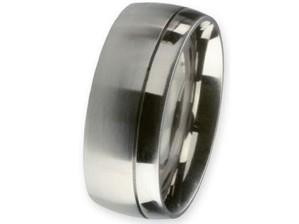 Ernstes Design Ring Nr. 708 R137.8 – Ringe Trauring aus Edelstahl.