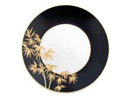 Meissen Cosmopolitan "Golden Bamboo" Speiseteller Porzellan mit Golddekor 24cm – Porzellanwaren Tafelporzellan in weiß und aus Porzellan.