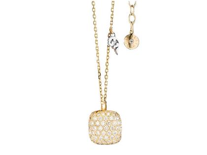 Capolavoro Happy Holi Collier Gelbgold 103 Brillanten – Halsschmuck Collier aus 750 Gelbgold.