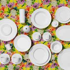 Meissen Frühstücks-Set Royal Bloosom "No 41" weiß – Porzellanwaren Tafelporzellan in weiß und aus Porzellan. – Ansicht 3