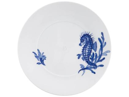 Meissen Blue Treasures Vorspeise- und Dessertteller "Seepferdchen" – Porzellanwaren Tafelporzellan in weiß und aus Porzellan.