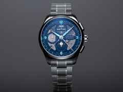 Union Glashütte Belisar Chronograph Mondphase Automatik Edelstahl 42mm blaues Zifferblatt Metallband – Herrenuhren Chronograph aus Edelstahl. Das Gehäuse ist rund und silber. Das Edelstahlarmband ist silber. Das Zifferblatt ist arabisch Index und blau. – Ansicht 8