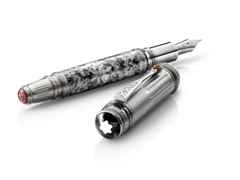 Montblanc 2017 Patron of Art: Limitierte Edition Scipione Borghese Füllfederhalter 4810 – Schreibgeräte Füllfederhalter aus 750 Gelbgold und und platiniert.