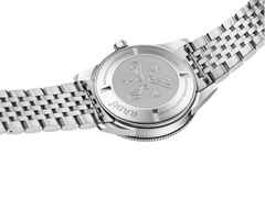 Rado Captain Cook Edelstahl grün Edelstahlband – Herrenuhren Uhr mit Datum aus Edelstahl. Das Gehäuse ist rund und silber. Das Edelstahlarmband ist silber. Das Zifferblatt ist ein Index in grün. – Ansicht 3