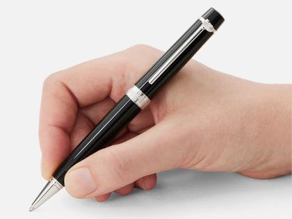 Montblanc Frederic Chopin Donation Pen Kugelschreiber – Schreibgeräte Kugelschreiber aus 585 Gelbgold, Edelharz und und platiniert. – Ansicht 2