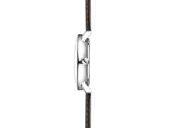 Sternglas Naos Mondphase Quarz Edelstahl 38mm silbernes Zifferblatt Metallband – Herrenuhren Uhr mit Datum aus Edelstahl. Das Gehäuse ist rund und silber. Das Edelstahlarmband ist silber. Das Zifferblatt ist ein Index in silber. – Ansicht 2