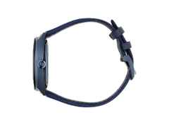 Gucci Interlocking Automatik Edelstahl PVD-Blau 41mm blaues Zifferblatt blaues Textilband YA142331 – Herrenuhren Uhr ohne Datum aus Edelstahl und PVD beschichtet. Das Gehäuse ist rund und blau. Das Textilarmband ist blau. Das Zifferblatt ist ein Index in blau. – Ansicht 3
