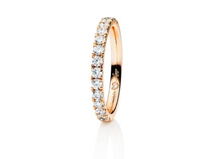 Capolavoro The Romance Collection Diamante in Amore Ring Bellissima Roségold 15 Diamanten – Ringe Ring mit Besatz aus 750 Rotgold.