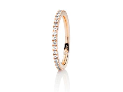 Capolavoro The Romance Collection Diamante in Amore Ring Bella Roségold 21 Diamanten – Ringe Ring mit Besatz aus 750 Rotgold.
