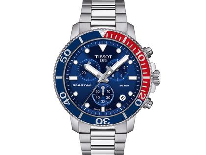 Tissot Seastar 1000 Quartz Chronograph rot blau kaufen