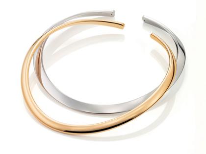 IsabelleFa Flix.Flex Halsreif Rechteckig Gelbgold 7mm – Halsschmuck Halsreif aus 750 Gelbgold. – Ansicht 2