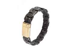 IsabelleFa Meander Armband Bronze mit Verschluss Roségold – Armschmuck Armband in roségold und aus 750 Rotgold. – Ansicht 3