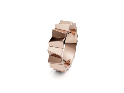 Niessing Vivida Z Ring Classic Rosewood 6,0mm – Ringe Ring aus 750 Weißgold.