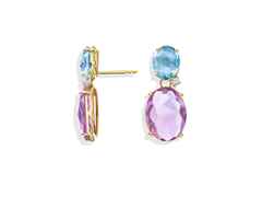 Nanis Ipanema Ohrhänger Gelbgold Amethyst Topas – Ohrschmuck Ohrhänger aus 750 Gelbgold. – Ansicht 2