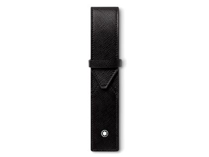 Montblanc Sartorial Stiftetui Leder schwarz für 1 Schreibgerät – Lederwaren Leder Stiftetui in schwarz und aus Leder.