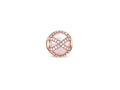 Thomas Sabo Karma K0136 Bead Maharani rosé – Anhänger Anhänger mit Besatz aus 925 Silber und und vergoldet.
