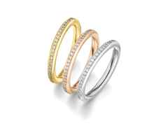 Henrich & Denzel Mikado Soft Ring Platin mit Brillanten – Ringe Ring mit Besatz aus 950 Platin. – Ansicht 2
