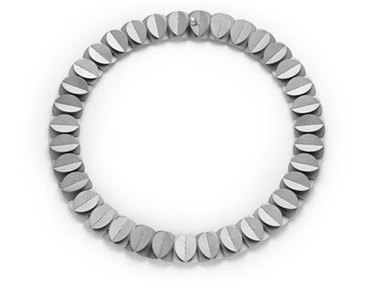 Niessing Phoenix Collier Platinum – Halsschmuck Collier in silber und aus 950 Platin.