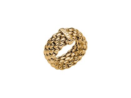 Fope Essentials Ring Gelbgold flach breit – Ringe Ring aus 750 Gelbgold.