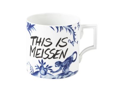 Meissen MUG Collection Big Mug Henkelbecher "Affe und Faultier" weiß – Porzellanwaren Tafelporzellan in weiß und aus Porzellan.
