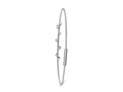 Niessing Artist Armband mit Anhänger 32 mm Platinum – Armschmuck Armband aus 950 Platin.