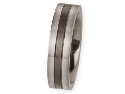 Ernstes Design Ring Nr. 801 R89 – Ringe Ring mit Besatz aus 950 Platin.