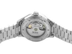 Juwelier Roller Mido Multifort Patrimony Powerwind Automatik Edelstahl 40mm schwarzes Zifferblatt Metallband M40.407.11.061.00 Full Set mit Garantie Occasion – Herrenuhren Uhr mit Datum aus Edelstahl. Das Gehäuse ist rund und silber. Das Edelstahlarmband ist silber. Das Zifferblatt ist ein Index in schwarz. – Ansicht 2