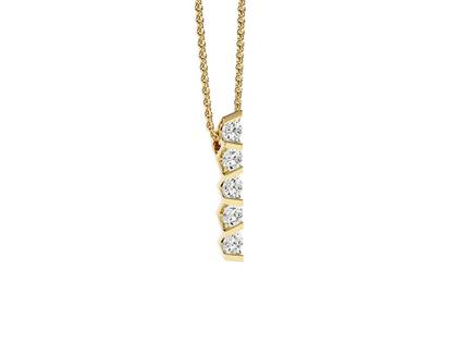 Niessing Vivida Anhänger Classic Yellow 4,0mm mit Brillanten 1,15ct – Anhänger Anhänger mit Besatz aus 750 Gelbgold.