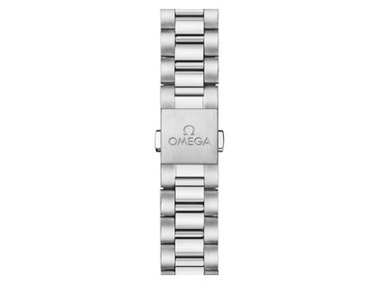 Omega Seamaster Aqua Terra 150M Automatik Edelstahl 38mm türkisfarbenes Zifferblatt Metallband – Herrenuhren Uhr mit Datum aus Edelstahl. Das Gehäuse ist rund und silber. Das Edelstahlarmband ist silber. Das Zifferblatt ist ein Index in türkis. – Ansicht 4