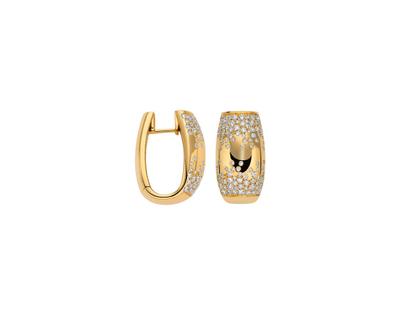 Ohrschmuck Creolen aus 750 Gelbgold.