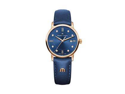 Maurice Lacroix Eliros Ladies Date 2018 Edelstahl blau PVD ros