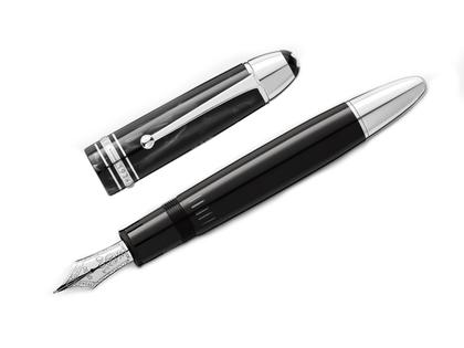 Montblanc The Origin Collection 149 Füllfederhalter M Edelharz platinumbeschichtet – Schreibgeräte Füllfederhalter in schwarz und aus 585 Gelbgold, Edelharz, platiniert und rhodiniert. – Ansicht 5