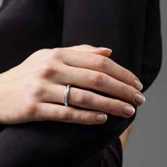 Henrich & Denzel Favorita Finely Platin Ring mit Brillanten – Ringe Ring mit Besatz aus 950 Platin. – Ansicht 2