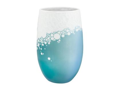 Meissen Faustkeilserie "Blue Lagoon" Vase aus Meissener Porzellan 30cm – Porzellanwaren Porzellanvase in weiß und aus Porzellan.