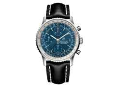 Breitling Navitimer 1 Chronograph 41 Edelstahl blau Lederband kaufen
