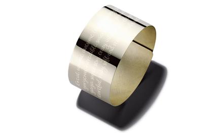 Niessing Now Tattoo Armspange Lime – Armschmuck Armspange aus Silber-Gold Legierung - 90 S.