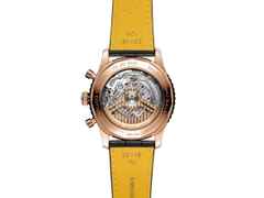 Breitling Navitimer B01 Chronograph 43 Rotgold anthrazitfarbenes Zifferblatt schwarzes Lederband Germany Gold Edition – Herrenuhren Chronograph aus 750 Rotgold. Das Gehäuse ist rund und roségold. Das Lederarmband Kroko / Alligator ist schwarz. Das Zifferblatt ist ein Index in grau. – Ansicht 2