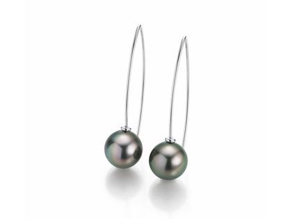 Gellner H2O Ohrhänger Weißgold mit Tahitiperlen 11-12mm – Ohrschmuck Ohrhänger in silber und aus 750 Weißgold.