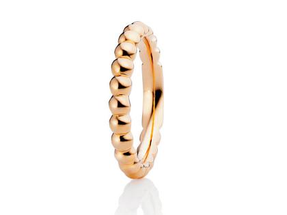 Capolavoro Fantasia Ring Roségold Kugeln 3,1 – Ringe Ring aus 750 Rotgold.