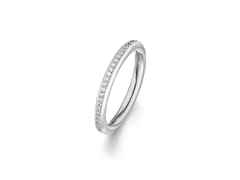 Henrich & Denzel Mikado Soft Ring Platin mit Brillanten – Ringe Ring mit Besatz aus 950 Platin.