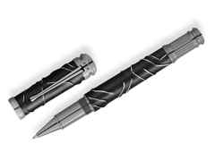 Montblanc Writers Edition                       2026: Hommage to Bram Stoker Limited Edition 1897 Rollerball – Schreibgeräte Rollerball in schwarz und aus 925 Silber und Ruthenium.