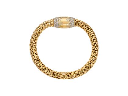 Fope Love Nest Flex'It Armband Gelbgold 1 Schmuckelement Brillanten 2,35ct M flexibel – Armschmuck Armband aus 750 Gelbgold. – Ansicht 2