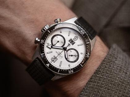 Glashütte Original SeaQ Chronograph Edelstahl weiß mit