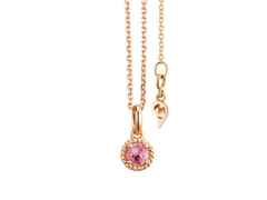 Capolavoro Amore Mio Collier Roségold mit Saphir pink – Halsschmuck Collier aus 750 Rotgold.