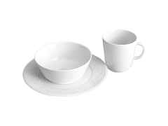 Meissen Frühstücks-Set "Vitruv Graphic" – Porzellanwaren Tafelporzellan in weiß und aus Porzellan.