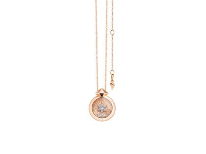 Capolavoro Billion Dreams Dreamys Kette mit Anhänger Stern Roségold 45cm mit Brillanten 0,310ct – Halsschmuck Kette mit Anhänger aus 750 Rotgold.