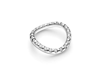 Schaffrath La Luna Damenring Weißgold mit Brillanten 0,265 – Ringe Ring mit Besatz aus 750 Weißgold.