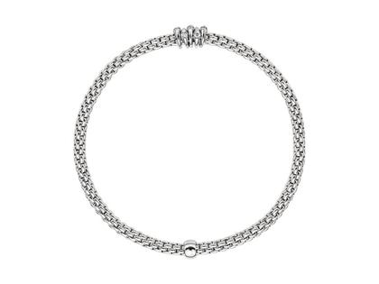 Fope Prima Armband mit  5 Brillanten Weißgold – Armschmuck Armband aus 750 Weißgold. – Ansicht 2
